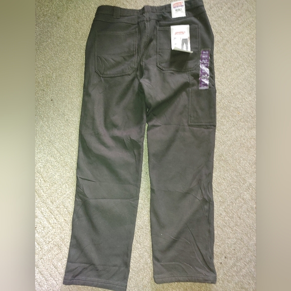 Coleman Fleece Lined Canvas Pants Sz.36X32 NWT - Picture 2 of 7